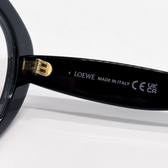 NEW LW50088I 001 WOMEN BLACK CAT EYE EYEGLASSES LOEWE - Picture 10 of 11